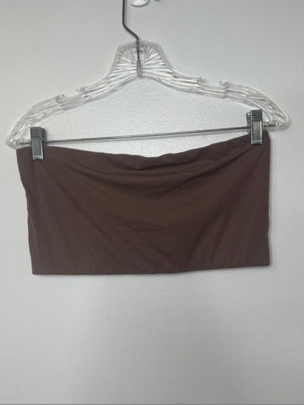 Skims 3X Bandeau Bra Brown